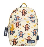 Zebra Boys/Girls rugzak met leuke Aapjes Zebra Boys/Girls rugzak met leuke Aapjes