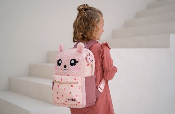 Zebra Trends Buddies Rugzak Roze
