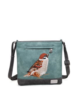 Hi Di Hi Schoudertas Appetizer aqua/dark grey APP20