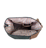 Hi Di Hi Schoudertas Buzz dark blue/brown  BZ02 Hi Di Hi Schoudertas Buzz dark blue/brown  BZ02