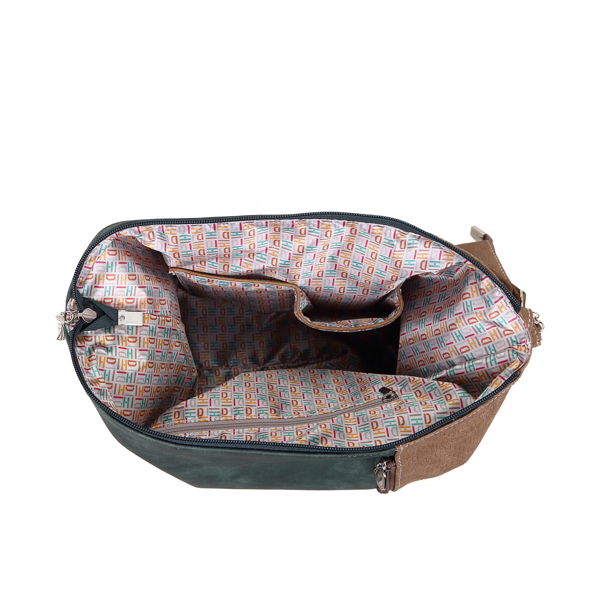 Hi Di Hi Schoudertas Buzz dark blue/brown  BZ02