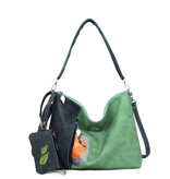 Hi Di Hi Schoudertas Buzz green/cognac BZ03 Hi Di Hi Schoudertas Buzz green/cognac BZ03