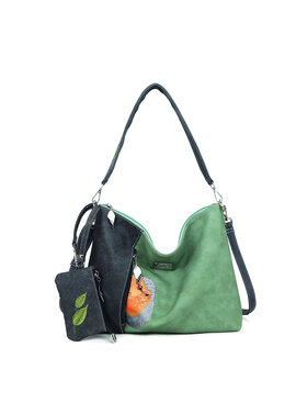 Hi Di Hi Schoudertas Buzz green/cognac BZ03