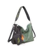 Hi Di Hi Schoudertas Buzz green/cognac BZ03 Hi Di Hi Schoudertas Buzz green/cognac BZ03