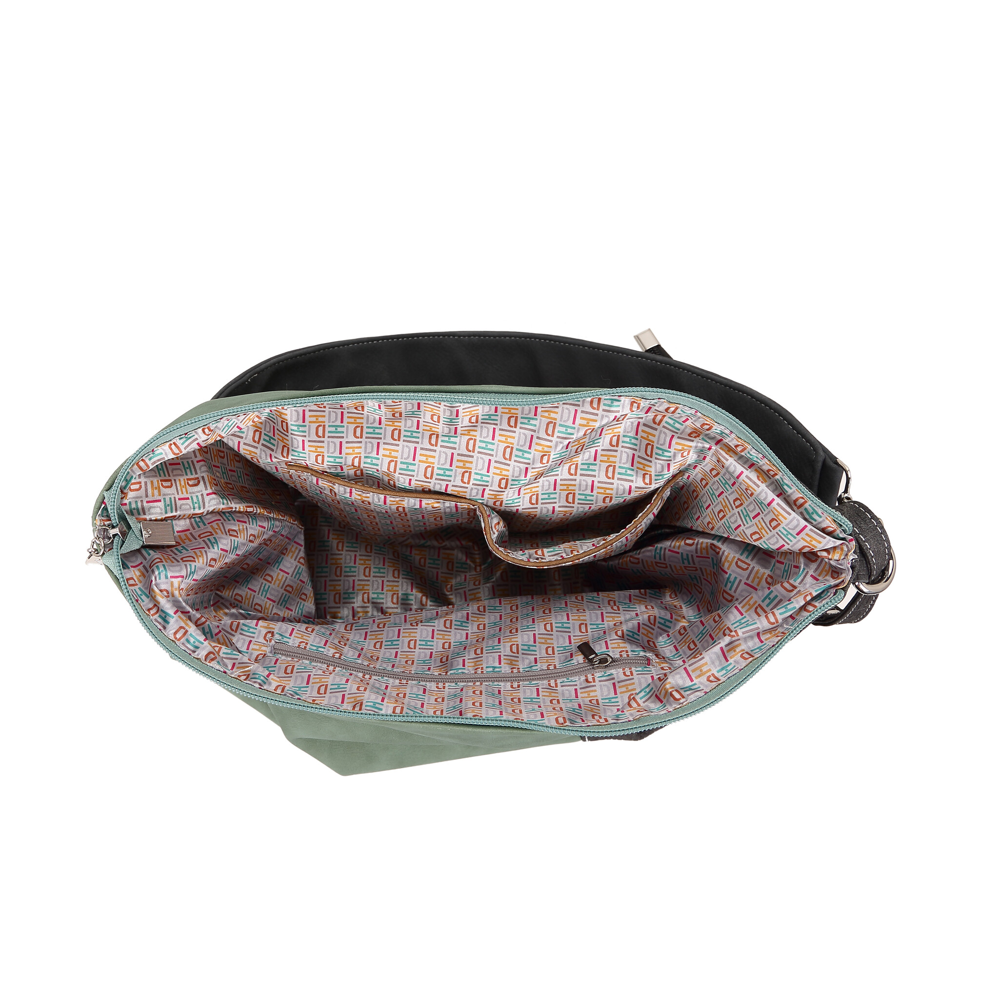 Hi Di Hi Schoudertas Buzz green/cognac BZ03