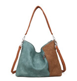 Hi Di Hi Schoudertas Buzz aqua/cognac BZ04 Hi Di Hi Schoudertas Buzz aqua/cognac BZ04
