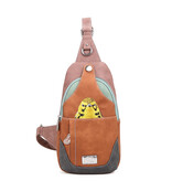 Hi Di Hi Carol slingband/rugtas Lilac/cognac CL25 Hi Di Hi Carol slingband/rugtas Lilac/cognac CL25