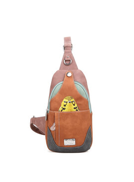 Hi Di Hi Carol slingband/rugtas Lilac/cognac CL25