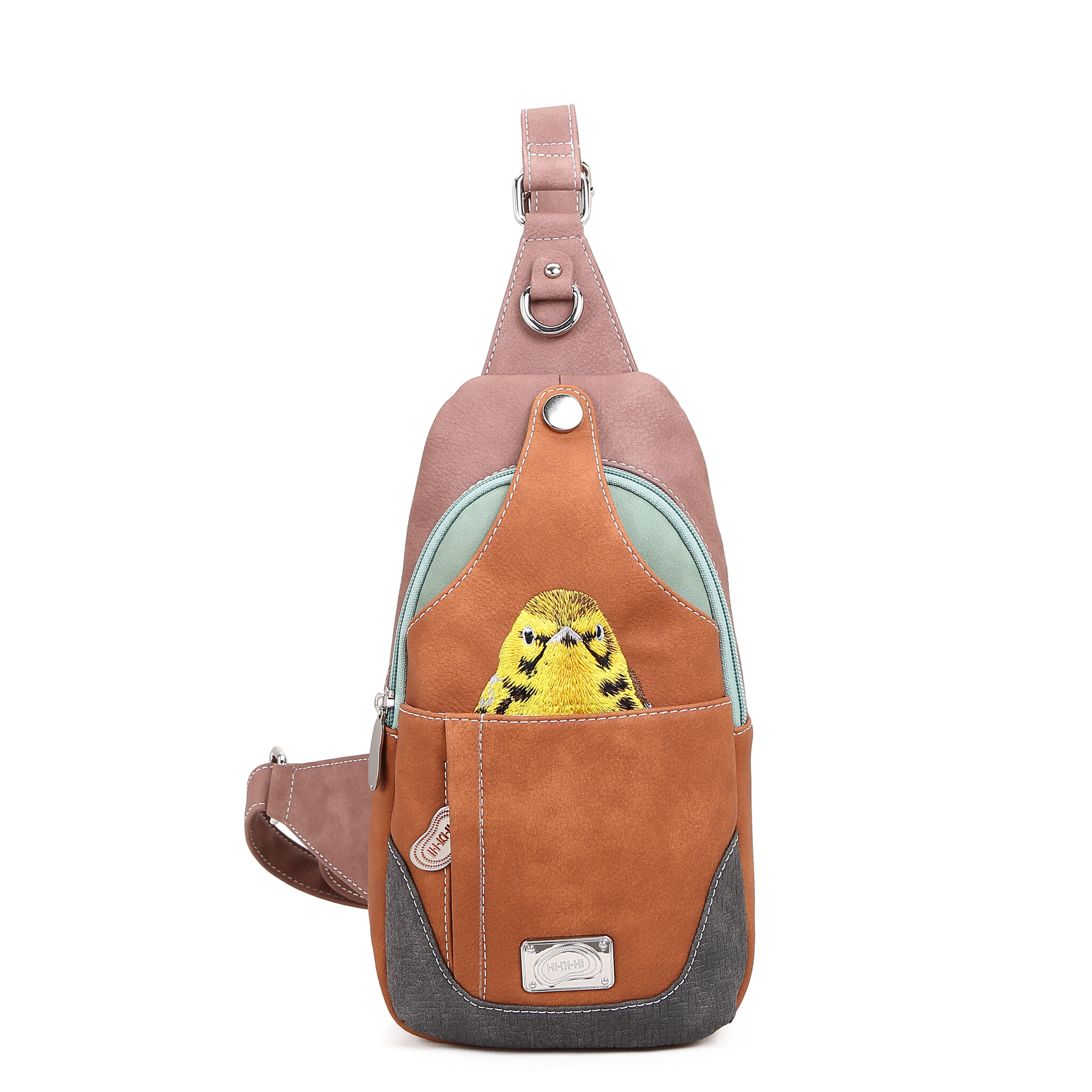 Hi Di Hi Carol slingband/rugtas Lilac/cognac CL25