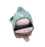 Hi Di Hi Carol slingband/rugtas aqua/d. grey CL26