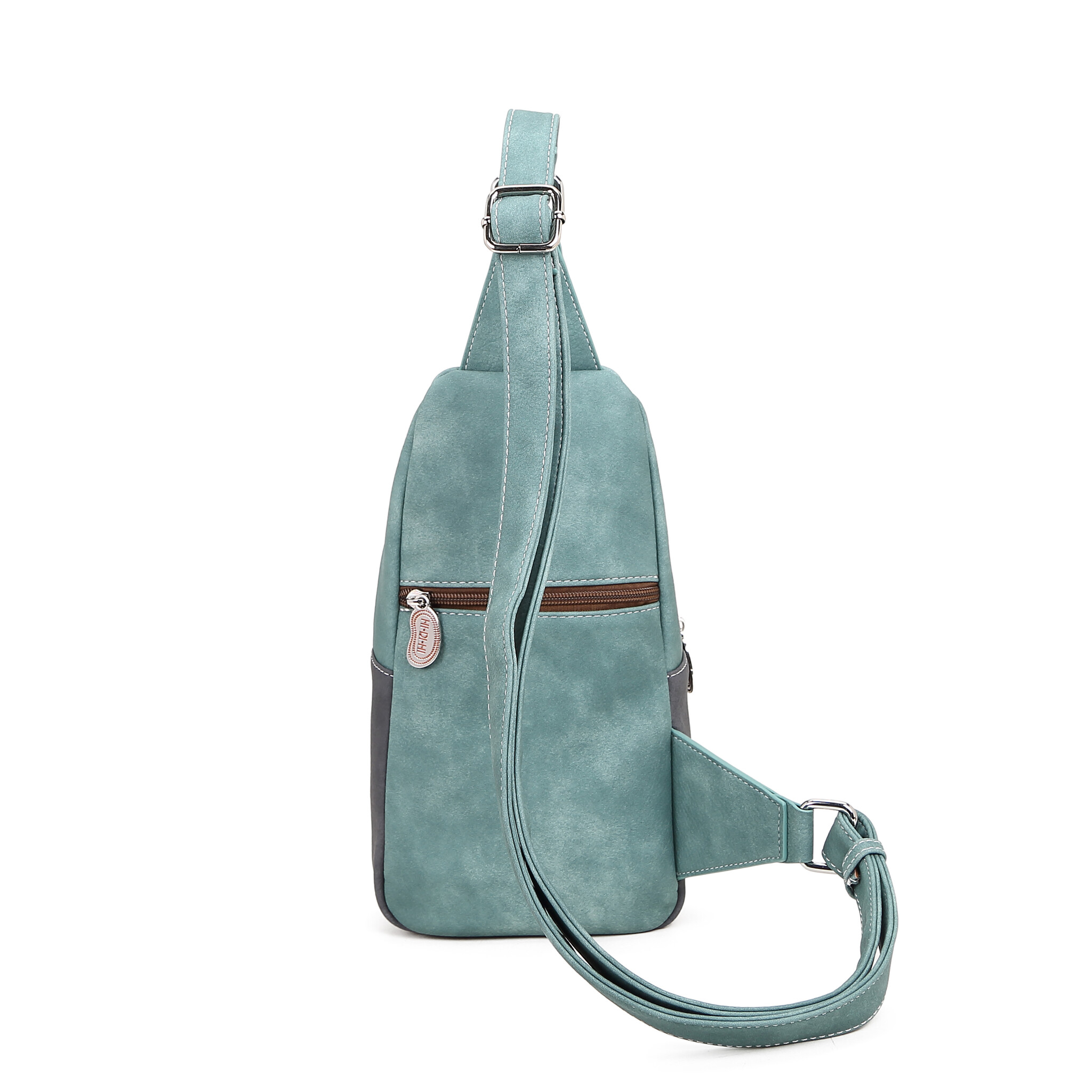 Hi Di Hi Carol slingband/rugtas aqua/d. grey CL26