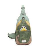 Hi Di Hi Carol slingband /rugtas l.green/d.green CL27 Hi Di Hi Carol slingband /rugtas l.green/d.green CL27