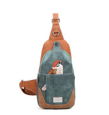 Hi Di Hi Carol slingband /rugtas  cognac/d.blue CL28