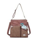Hi Di Hi Schoudertas Kingshopper  lilac/brown KS05