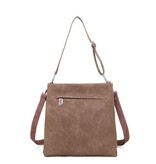 Hi Di Hi Schoudertas Kingshopper  lilac/brown KS05