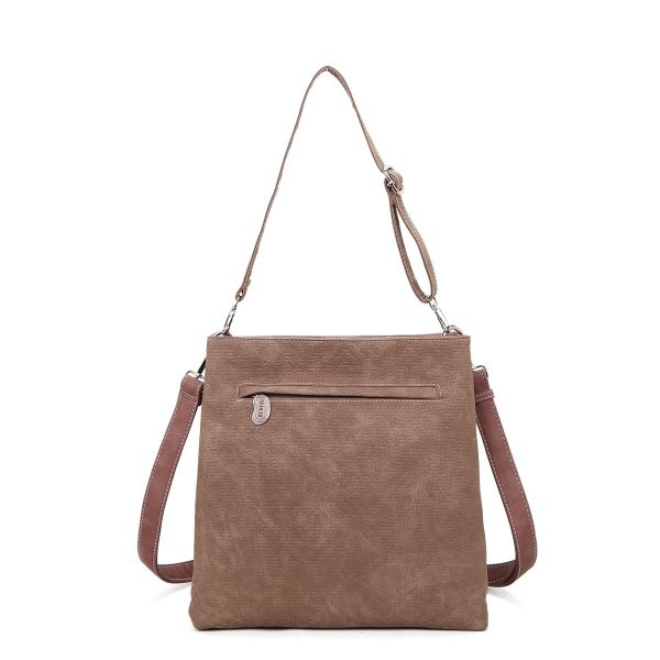 Hi Di Hi Schoudertas Kingshopper  lilac/brown KS05