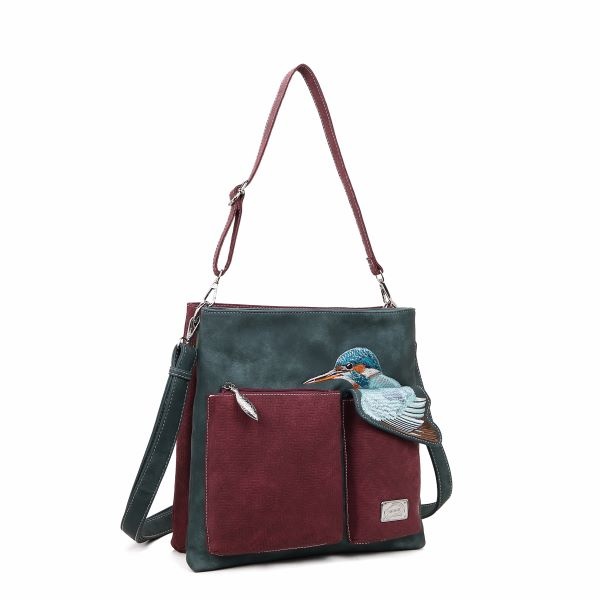 Hi Di Hi Schoudertas Kingshopper d.blue/purple KS06