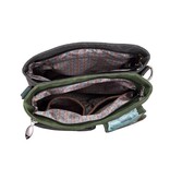 Hi Di Hi Schoudertas Kingshopper green/d. grey KS07