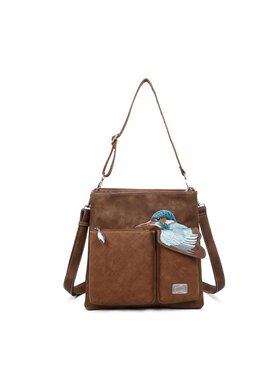 Hi Di Hi Schoudertas Kingshopper d.brown/cognac KS08