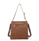 Hi Di Hi Schoudertas Kingshopper d.brown/cognac KS08 Hi Di Hi Schoudertas Kingshopper d.brown/cognac KS08