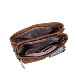 Hi Di Hi Schoudertas Kingshopper d.brown/cognac KS08 Hi Di Hi Schoudertas Kingshopper d.brown/cognac KS08