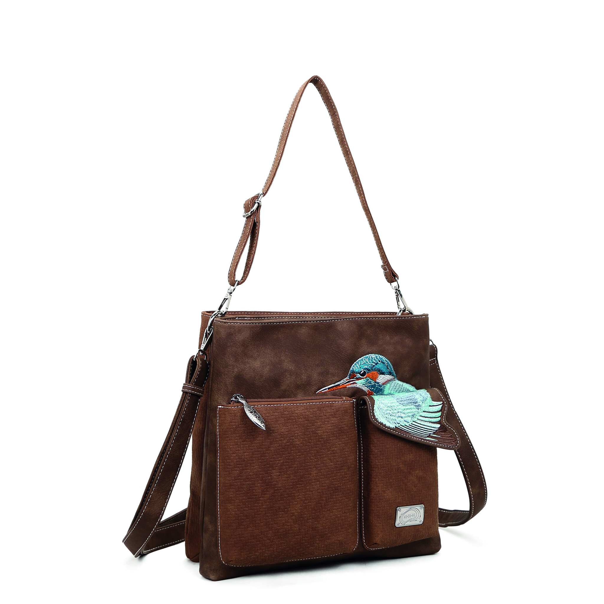 Hi Di Hi Schoudertas Kingshopper d.brown/cognac KS08