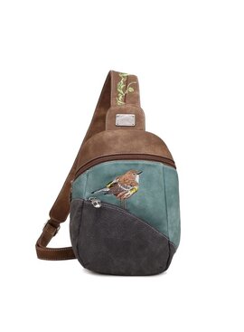 Hi Di Hi Rugzak/Slingband  Tjirp brown/aqua/greyTP02