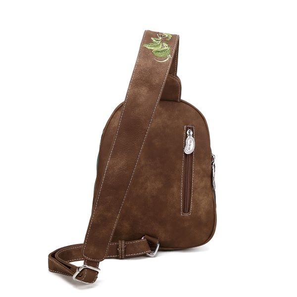 Hi Di Hi Rugzak/Slingband  Tjirp brown/aqua/greyTP02