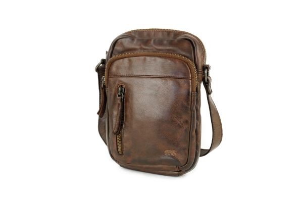 Bear Design Schoudertasje 'Karin' donkerbruin - CL 5243