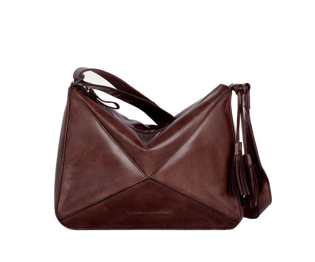 Spikes and Sparrow  Leren Crossbodytas – Lilla 587114