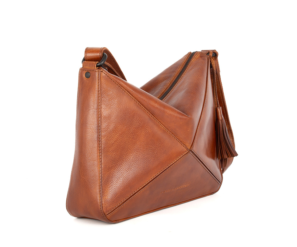 Spikes and Sparrow  Leren Crossbodytas – Lilla 587114