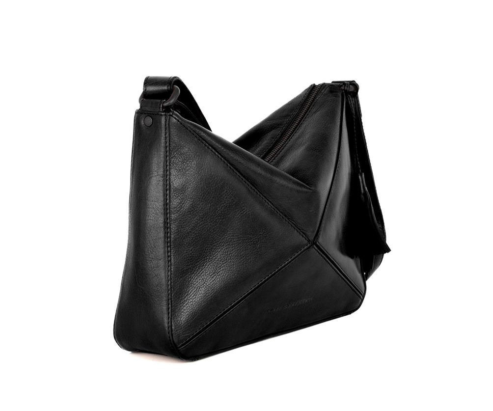 Spikes and Sparrow  Leren Crossbodytas – Lilla 587114