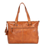 Spikes and Sparrow Leren Laptop Schoudertas – Chrissey  587270