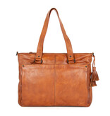 Spikes and Sparrow Leren Laptop Schoudertas – Chrissey  587270