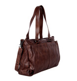 Spikes and Sparrow Leren Laptop Schoudertas – Chrissey  587270