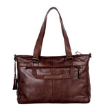 Spikes and Sparrow Leren Laptop Schoudertas – Chrissey  587270