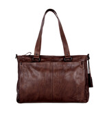 Spikes and Sparrow Leren Laptop Schoudertas – Chrissey  587270