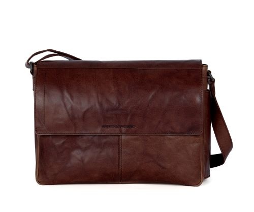 Spikes and Sparrow Leren Laptoptas – Ronn 581320