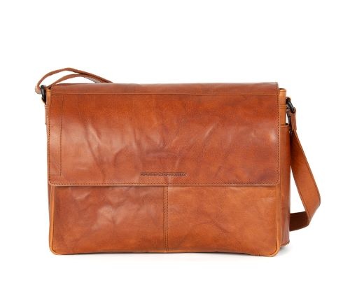 Spikes and Sparrow Leren Laptoptas – Ronn 581320