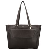 LouLou CELINE Chocolate Torte Gold – Luxe bruine leren werktas