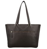 LouLou CELINE Chocolate Torte Gold – Luxe bruine leren werktas