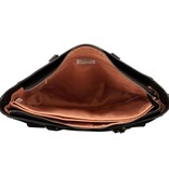 LouLou CELINE Chocolate Torte Gold – Luxe bruine leren werktas