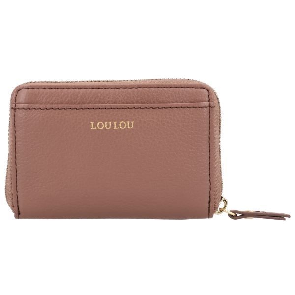 LouLou Petite Emilie Kleine leren RFID portemonnee in Mocha
