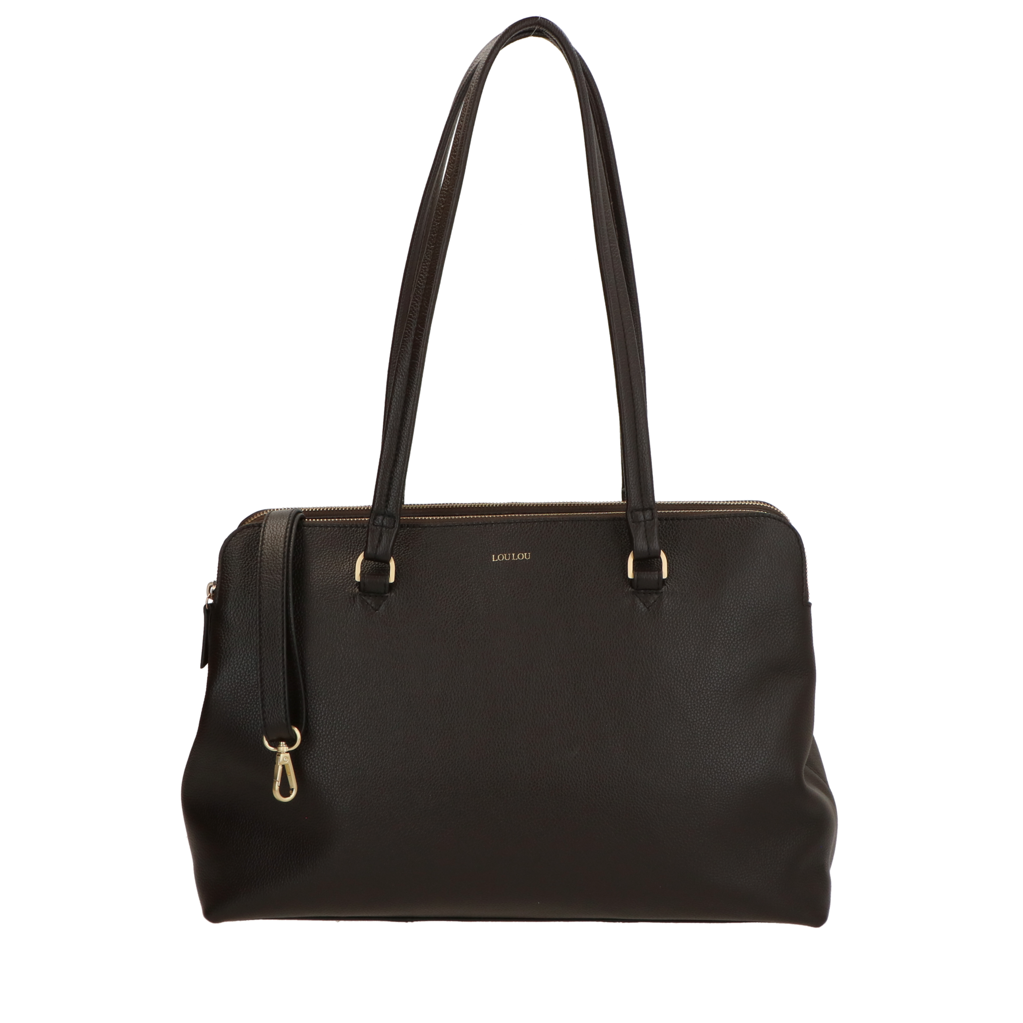 LouLou Laptop schoudertas OLIVIA chocolate torte