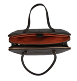 LouLou Laptop schoudertas OLIVIA chocolate torte