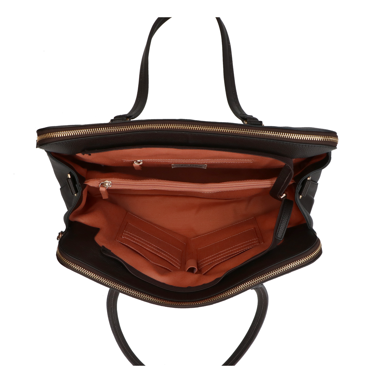 LouLou Laptop schoudertas OLIVIA chocolate torte