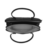 LouLou Laptop schoudertas OLIVIA in Black Gold