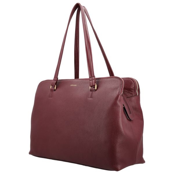 LouLou Laptop schoudertas OLIVIA Ruby
