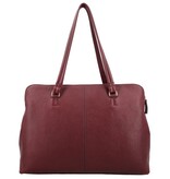 LouLou Laptop schoudertas OLIVIA Ruby