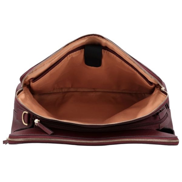 LouLou Laptop schoudertas OLIVIA Ruby